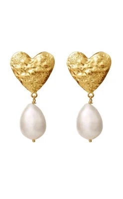 Online Øreringe - Luba - Gold Colour Smykker