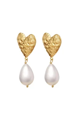 Online Øreringe - Luba - Gold Colour Smykker