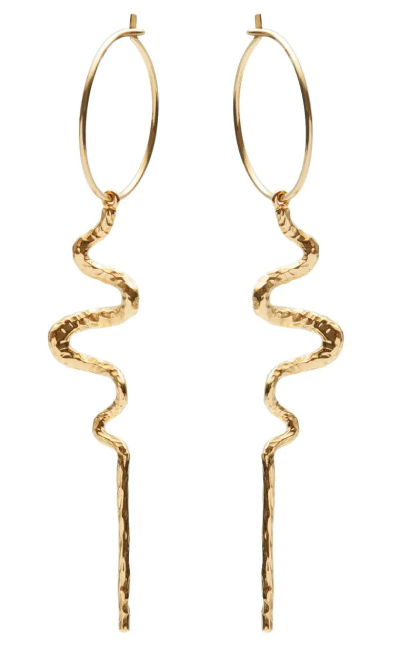 New Øreringe - Mia - Gold Colour Smykker