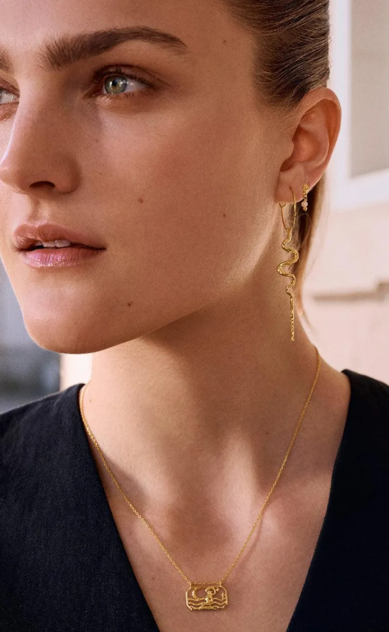 New Øreringe - Mia - Gold Colour Smykker