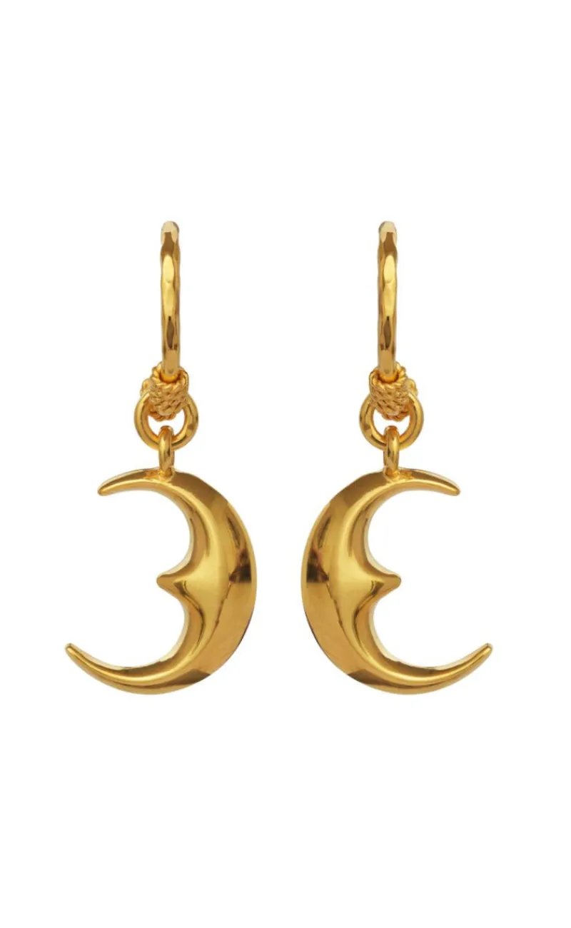 Discount Øreringe - Moonie - Gold Colour Smykker