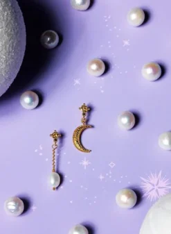 Sale Øreringe - Nyla - Gold Colour Smykker