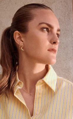 Sale Øreringe - Nyla - Gold Colour Smykker