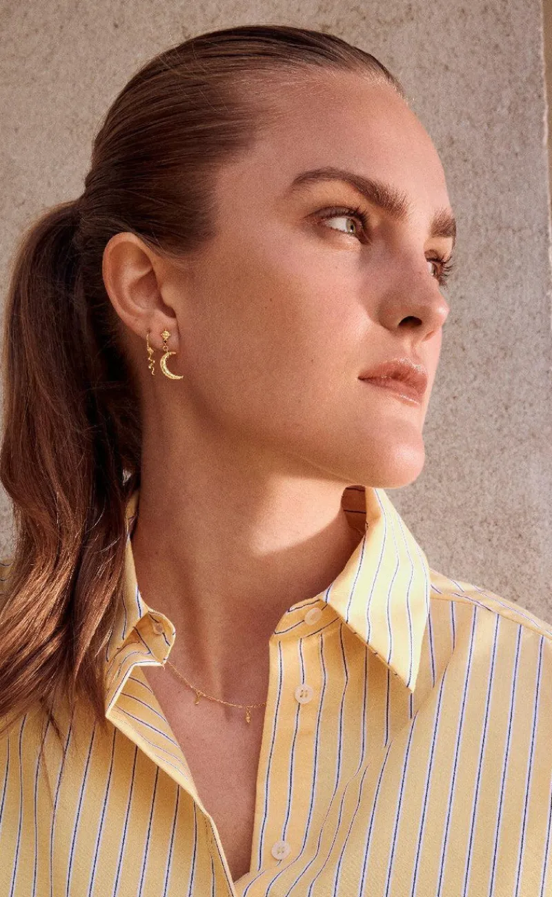 Sale Øreringe - Nyla - Gold Colour Smykker