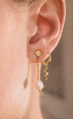 Sale Øreringe - Nyla - Gold Colour Smykker