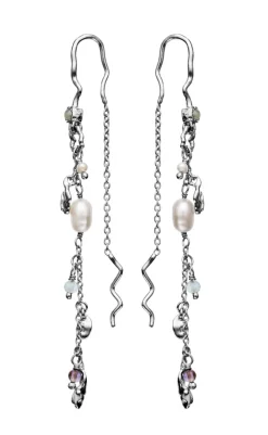 Sale Øreringe - Poppy - Silver Colour Smykker