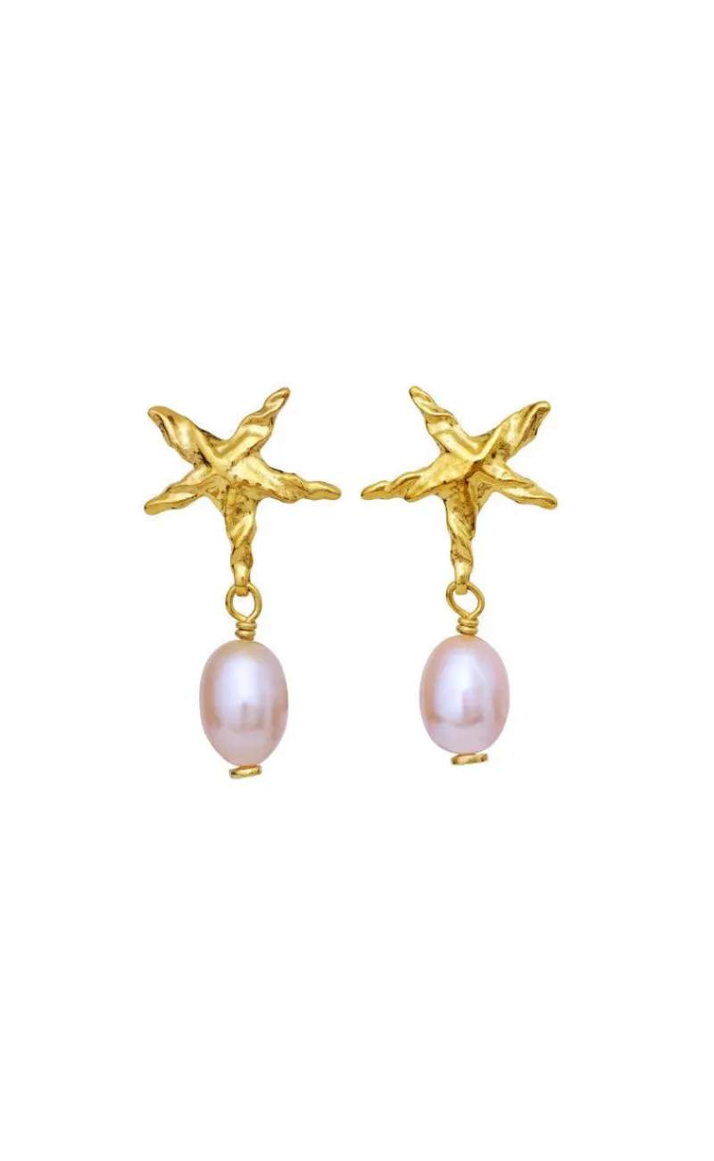 Online Øreringe - Sandie - Gold Colour Smykker