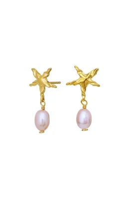 Online Øreringe - Sandie - Gold Colour Smykker