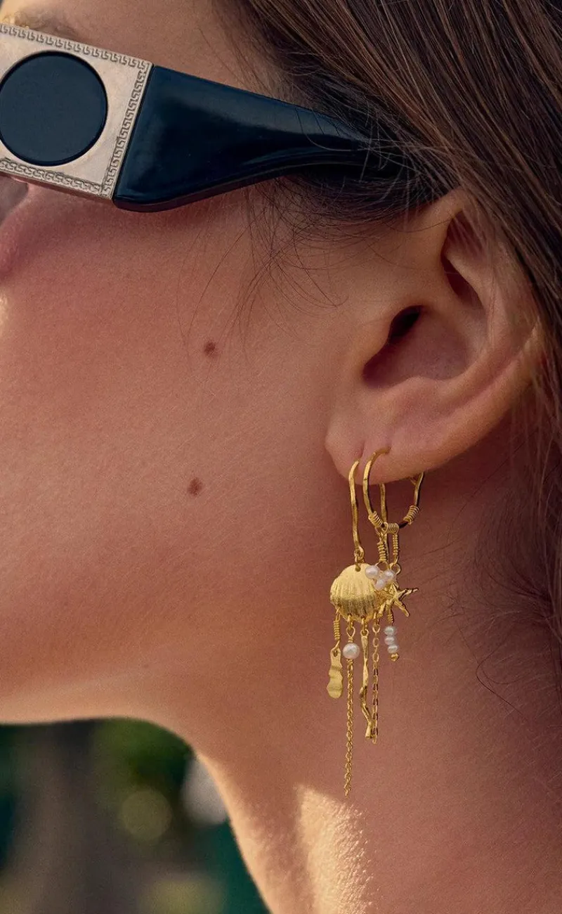 Online Øreringe - Zale - Gold Colour Smykker