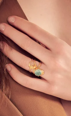 Ring - Gudinde - Prehnit Colour Smykker