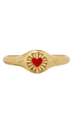 Ring - Hayali - Gold Colour Smykker