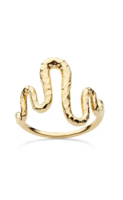 Online Ring - Viva - Gold Colour Smykker