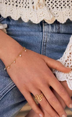 Online Ring - Viva - Gold Colour Smykker