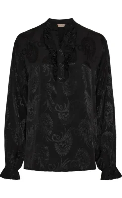 Clearance Bluse - Charlene - Black Bluser