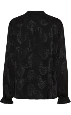 Clearance Bluse - Charlene - Black Bluser