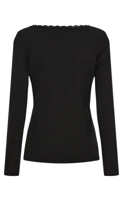 New Bluse - Calista LS - Black Bluser