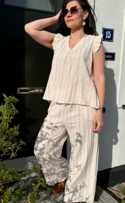 Outlet Bukser - Serena - Pink Bukser & Jeans