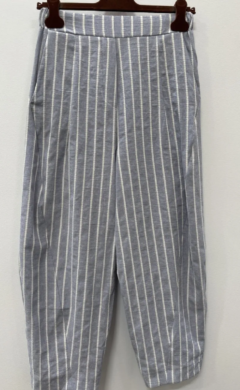 Online Bukser - Fausta - Blue Stripe Bukser & Jeans