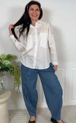 Sale Bukser - Estrella - Medium Blue Bukser & Jeans