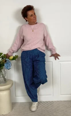 Sale Bukser - Estrella - Medium Blue Bukser & Jeans