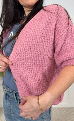 Outlet Cardigan - Amour - Rose Cardigans