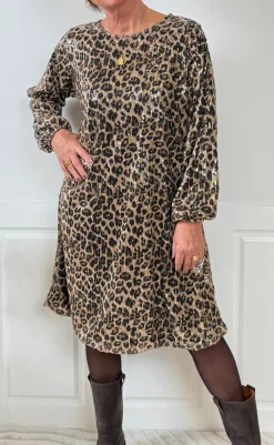 New Kjole - Beline - Leo Print Kjoler