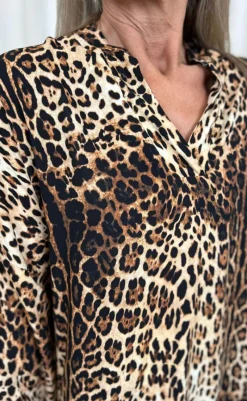 Kjole - Eloise Dress - Moro Red Flower Kjoler