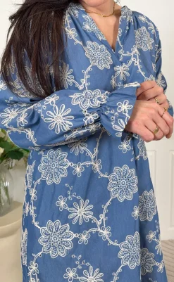 Discount Kjole - Louve - Jeans Bukser & Jeans|Kjoler