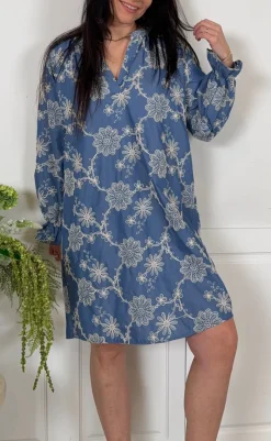 Discount Kjole - Louve - Jeans Bukser & Jeans|Kjoler