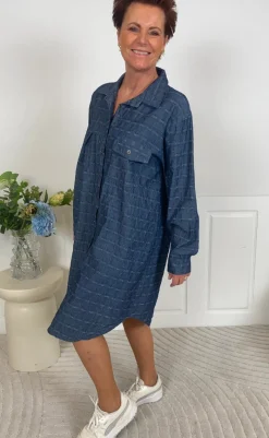 Online Kjole - Manuelle - Jeans Bukser & Jeans|Kjoler