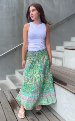 Clearance Nederdel - 5201 / 5849 - Verde Nederdele