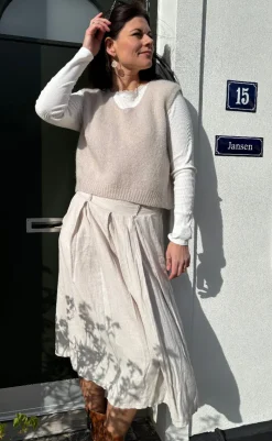 Discount Nederdel - Leona - Sabbia Nederdele