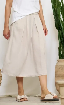 Discount Nederdel - Leona - Sabbia Nederdele