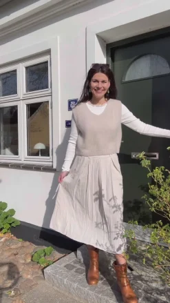 Discount Nederdel - Leona - Sabbia Nederdele