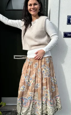 Online Nederdel - Princess - Camello 7512 Nederdele