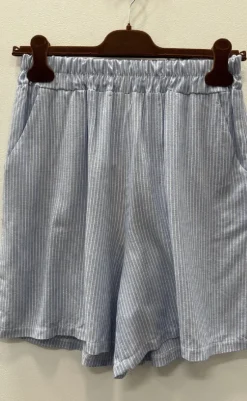 Online Shorts - Delfina - Blue Shorts