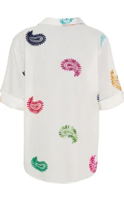 Sale Skjorte - Ester - White Multi Cashmere Skjorter