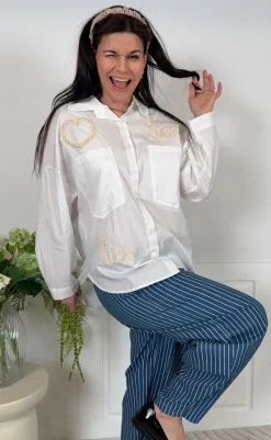 Clearance Skjorte - Carine - White Skjorter