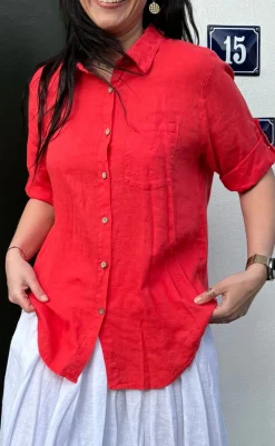 Outlet Skjorte - Kiara - Red Skjorter