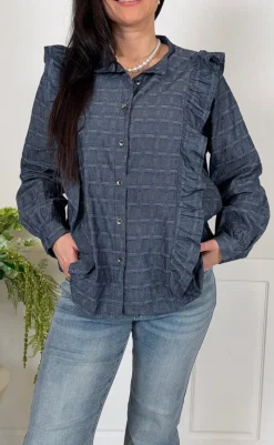 Outlet Skjorte - Lena - Jeans Bukser & Jeans|Skjorter