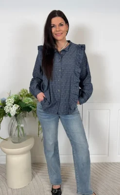 Outlet Skjorte - Lena - Jeans Bukser & Jeans|Skjorter