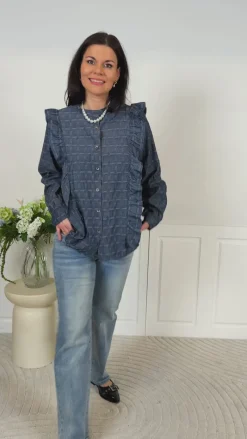 Outlet Skjorte - Lena - Jeans Bukser & Jeans|Skjorter