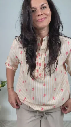 Skjorte - Sabrina - Corallo Skjorter