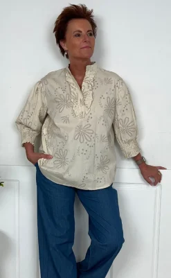 Sale Skjorte - Linda - Beige Skjorter