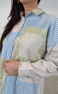 Skjorte - Blandine - Multi Beige Skjorter