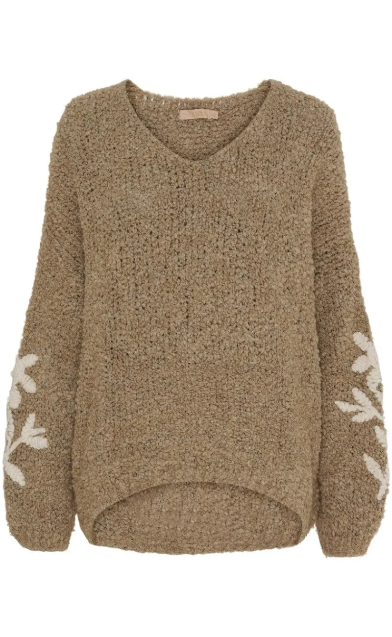 Discount Strik - Iria - Light Camel Striktrøjer & Sweat