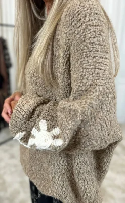 Discount Strik - Iria - Light Camel Striktrøjer & Sweat