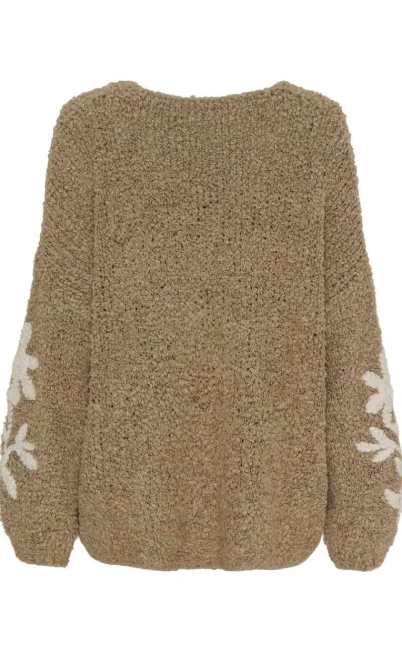 Discount Strik - Iria - Light Camel Striktrøjer & Sweat