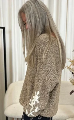 Discount Strik - Iria - Light Camel Striktrøjer & Sweat