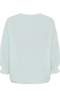 Strik - Juliana - Sky Blue Striktrøjer & Sweat